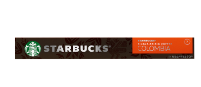 Starbucks Colombia Capsules 10pk - Cafe Supply