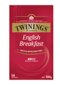 Twinings English Breakfast Tea Bags 50pk - Cafe Supply