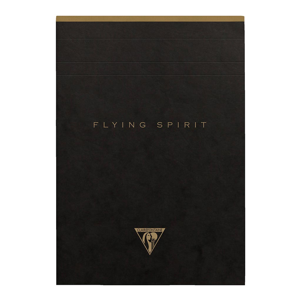 Flying Spirit Clothbound Notepad A5 Black - Cafe Supply