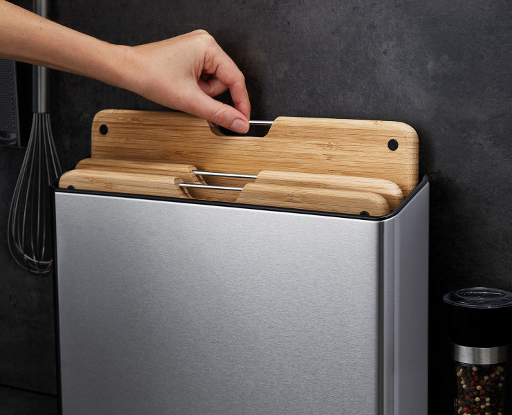 Joseph Joseph Folio Steel Bamboo 3 Piece Board Set - Cafe Supply