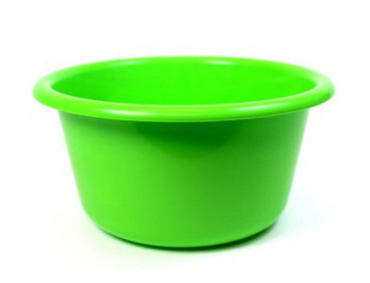 20cm diameter 2.6 litre Plastic Bowl (Astd colours) - Cafe Supply
