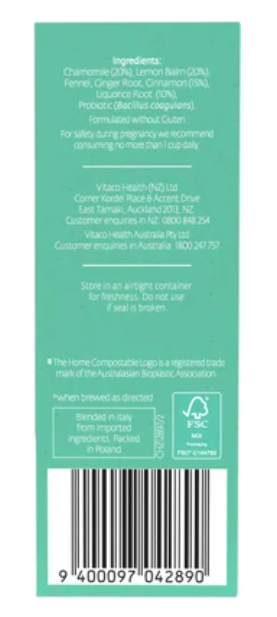 Healtheries Digestion With Probiotics Tea Bags 20pk - Cafe Supply