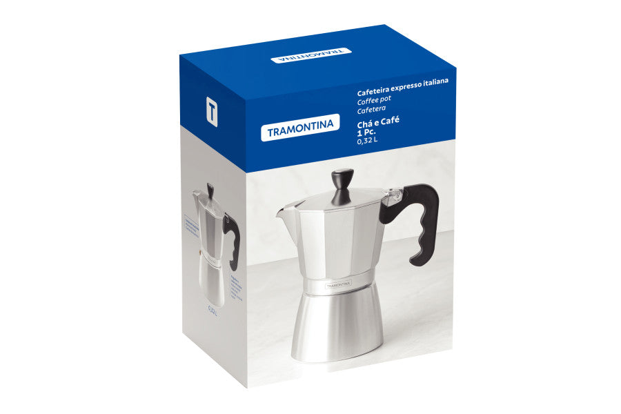 Tramontina Italian Espresso Coffee Maker 320ml, 6 Cup - Cafe Supply