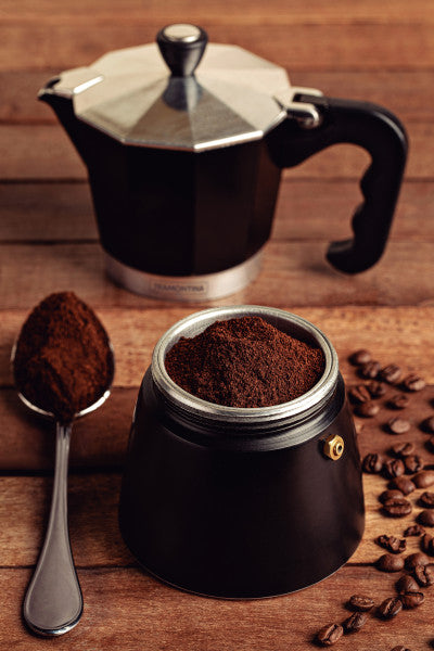 Tramontina Italian Espresso Coffee Maker Black 320ml, 6 Cup - Cafe Supply