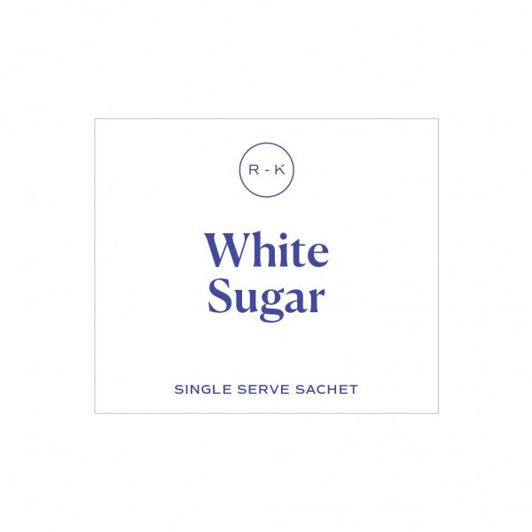 RK Premium White Sugar Sachet (800) - Cafe Supply