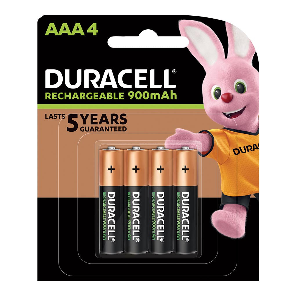 Duracell Rechargeable AAA Battery, Pack of 4 - Cafe Supply