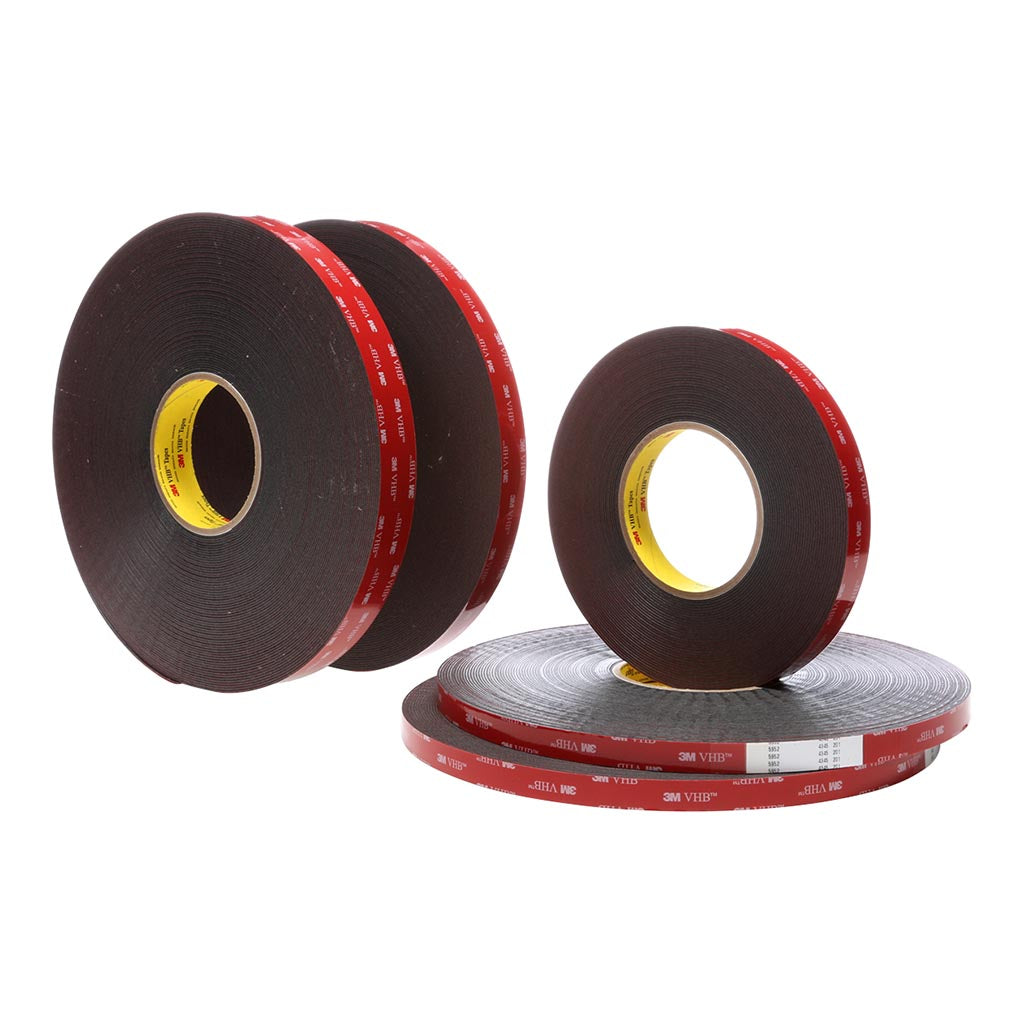 3M VHB Foam Tape 5952 Double-Sided 25.4mm x 33m Black INDENT ONLY - Cafe Supply