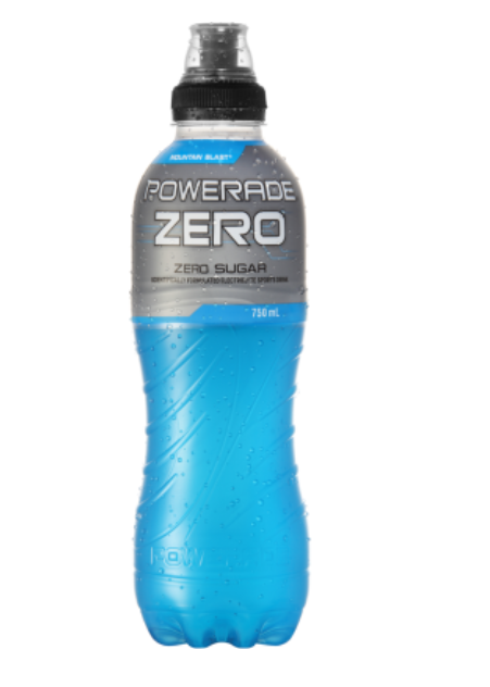 Powerade Zero Mountain Blast Sports Drink 750ml - Cafe Supply