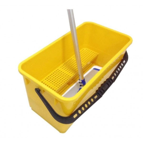 22L Flat Mop Bucket with Wheels - Cafe Supply