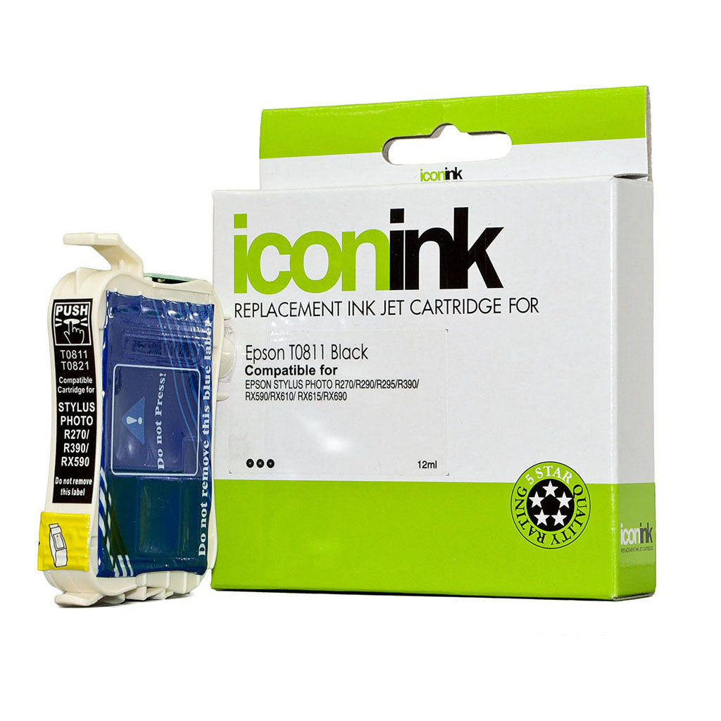 Icon Compatible Epson 81N Black Ink Cartridge - Cafe Supply