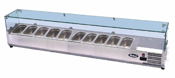 ESL COUNTER TOP SALAD BAR W1805 X D395 X H460 ESL3888 - Cafe Supply