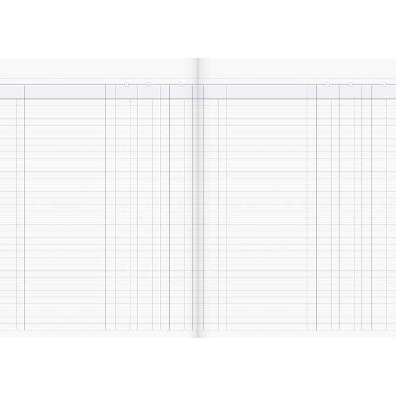 Milford A4 3 Money Column 26 Leaf Limp Account Book - Cafe Supply