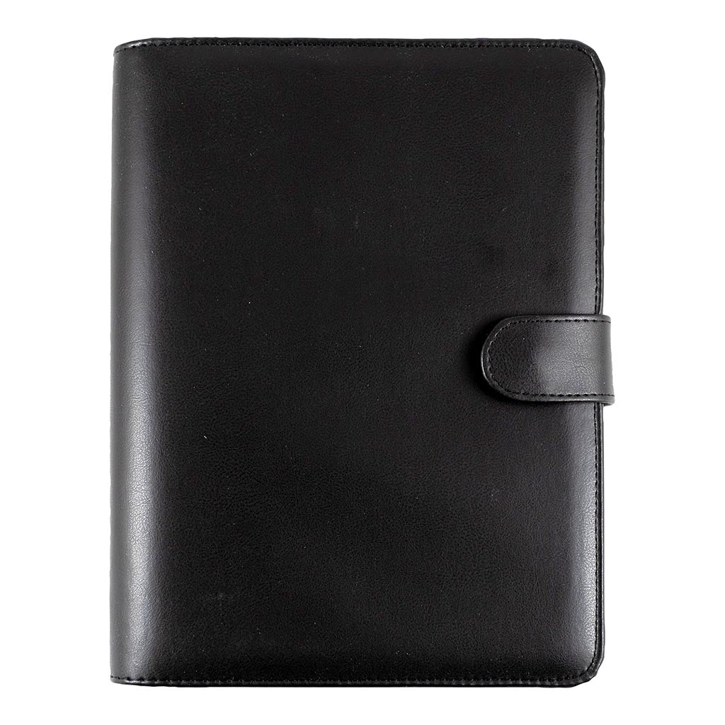 Debden Desk Dayplanner with Snap Closure Black - Cafe Supply