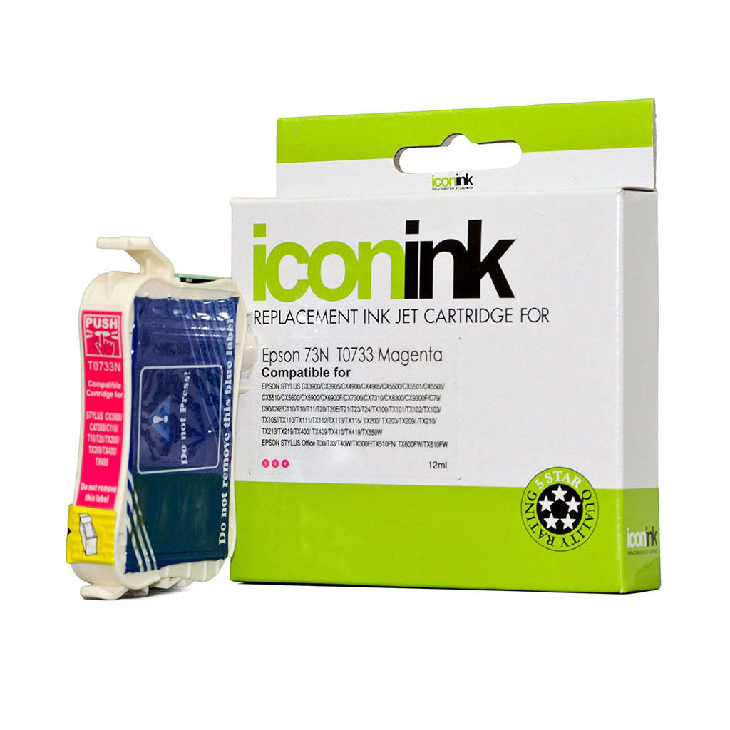 Icon Compatible Epson 73N Magenta Ink Cartridge - Cafe Supply