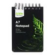 Icon Spiral Notepad A7 PP Cover Black 96 pg - Cafe Supply