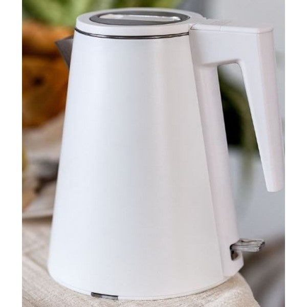 GuestPro Double Wall 0.8L Kettle - White - Cafe Supply