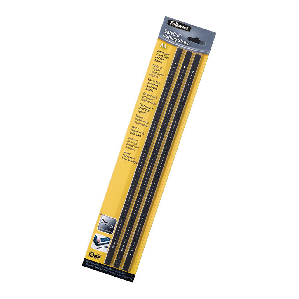 Fellowes Trimmer A4 Cutting Strips, Pack of 3 - Cafe Supply