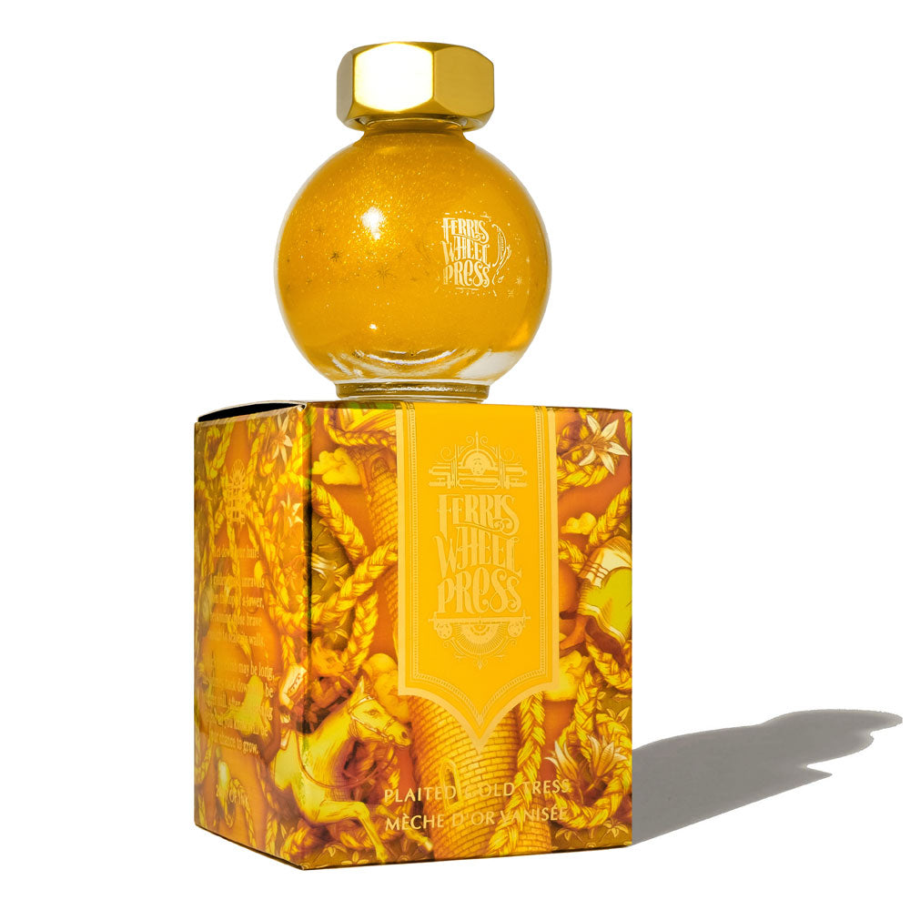 Ferris Wheel Press Fountain Pen Ink Ferritales Plaited Gold Tress 20ml - Cafe Supply