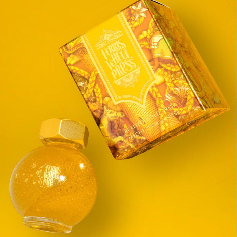 Ferris Wheel Press Fountain Pen Ink Ferritales Plaited Gold Tress 20ml - Cafe Supply
