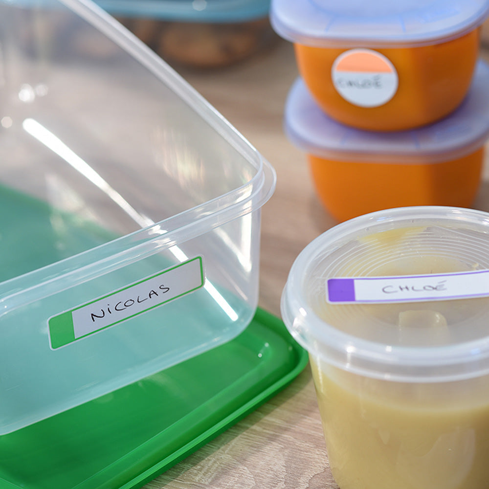 Avery Label Kids Self Laminating Bright Assorted Size And Shape 12up 4 Sheets - Cafe Supply