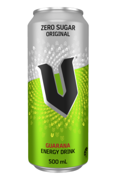 V Zero Sugar Original Guarana Energy Drink 500ml - Cafe Supply