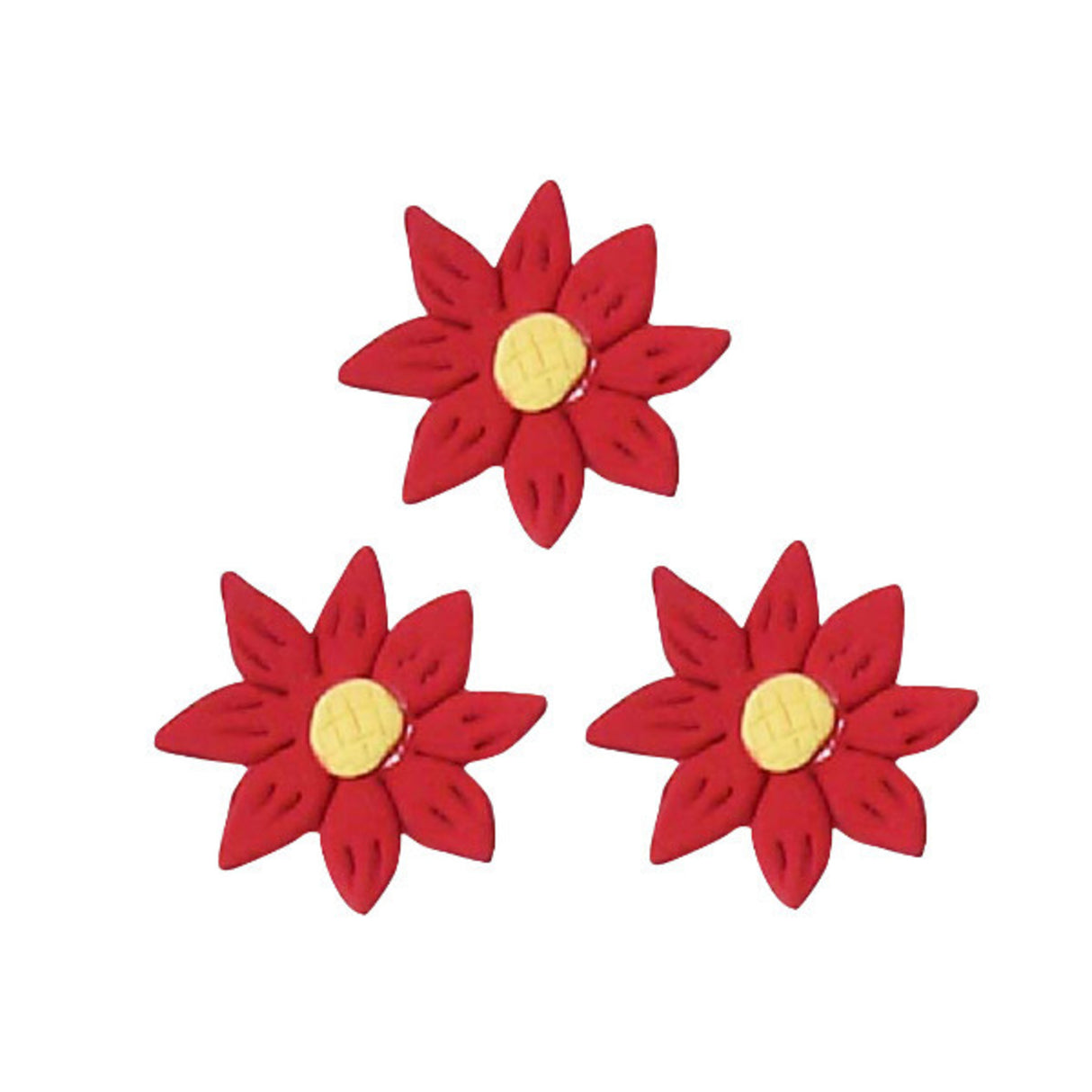 Icing Red Daisy, 35mm. Box of 120 - Cafe Supply
