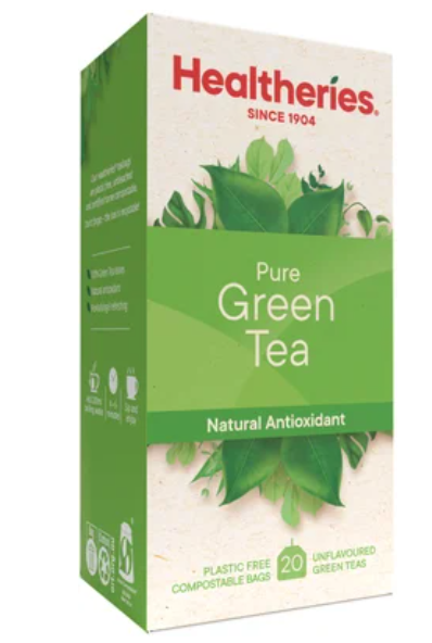 Healtheries Pure Green Tea Bags 20pk - Cafe Supply