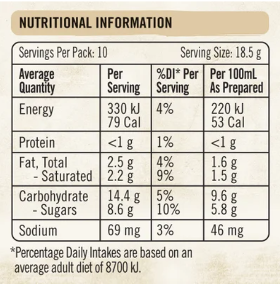 Nescafe Vanilla Latte Coffee Sachets 10pk - Cafe Supply