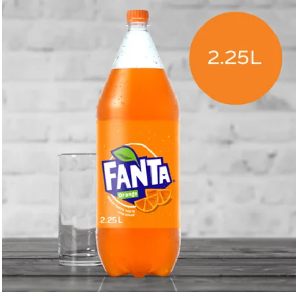 Fanta Orange Soft Drink 2.25l - Cafe Supply