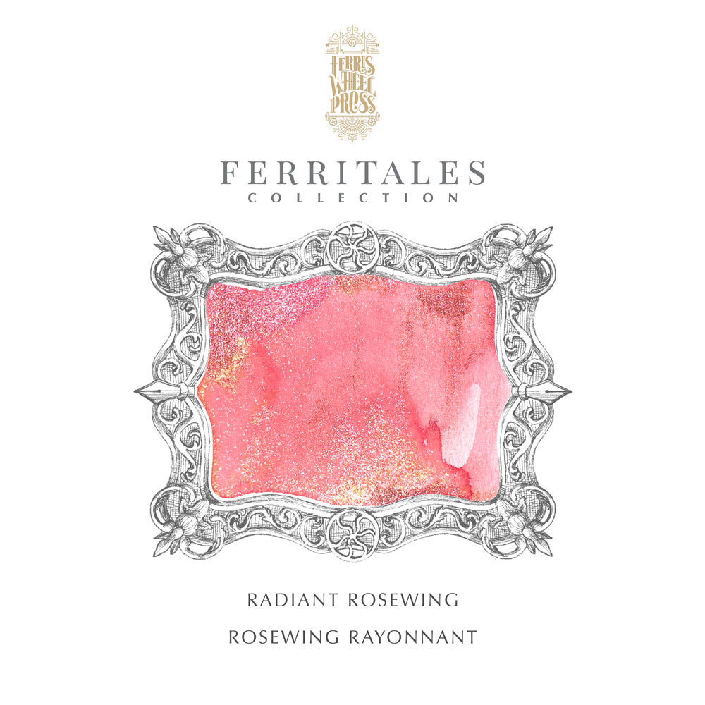 Ferris Wheel Press Fountain Pen Ink Ferritales Radiant Rosewing 20ml - Cafe Supply