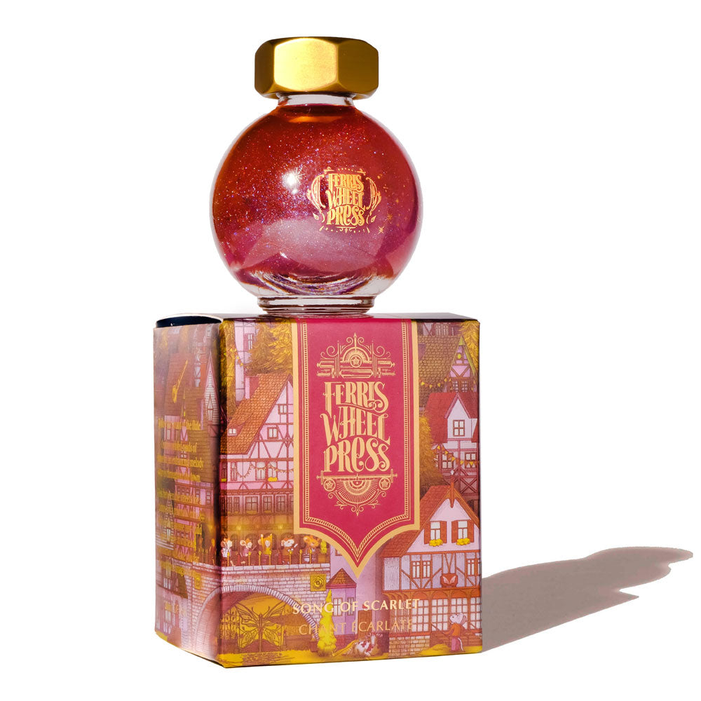 Ferris Wheel Press Fountain Pen Ink Ferritales Song of Scarlet 20ml - Cafe Supply