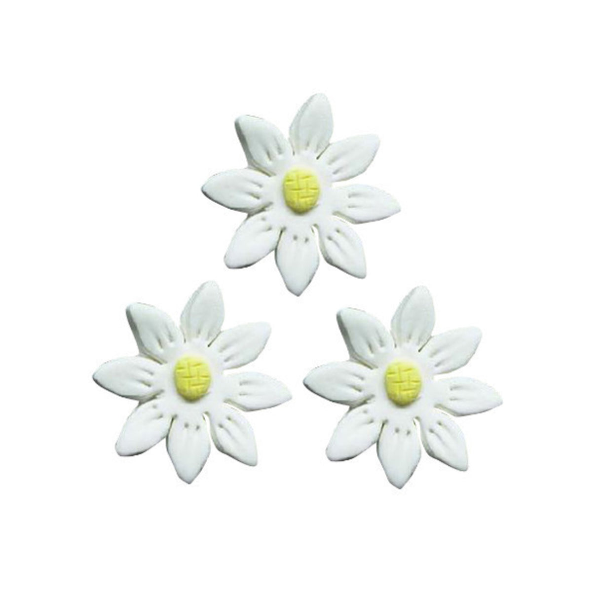 Icing White Daisy, 35mm. Box of 120 - Cafe Supply