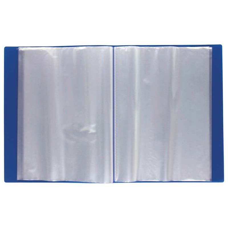 FM Display Book Blue Insert Cover 40 Pocket - Cafe Supply
