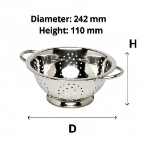 Stainless Steel Colander 3L - Cafe Supply