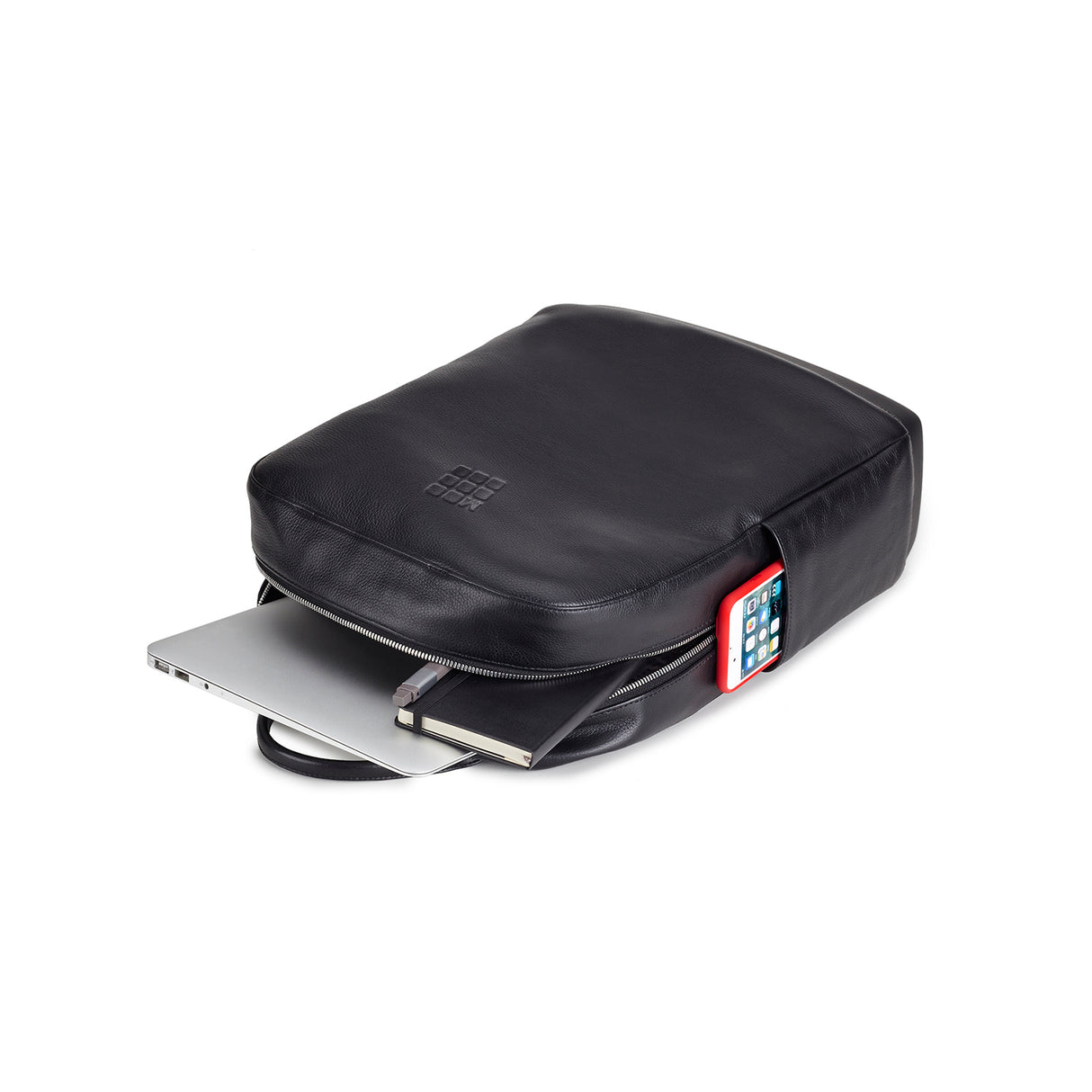 Moleskine Classic Leather Backpack Black - Cafe Supply