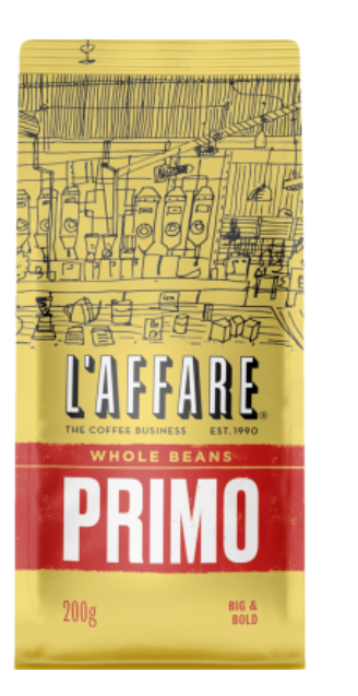 L'affare Primo Whole Beans Coffee 200g - Cafe Supply