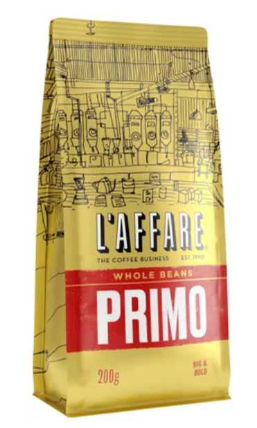 L'affare Primo Whole Beans Coffee 200g - Cafe Supply