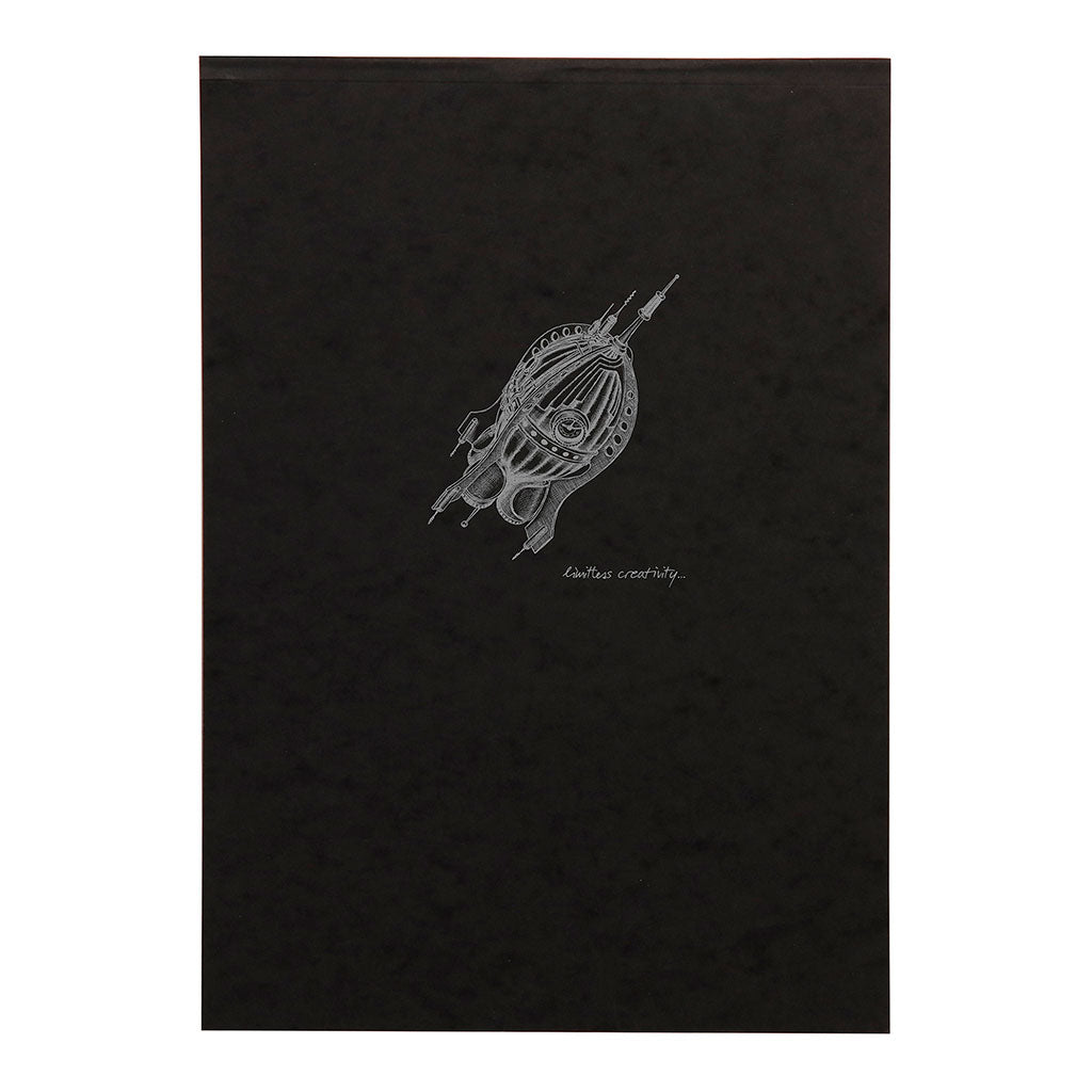 Flying Spirit Sketch Pad A4 Black - Cafe Supply