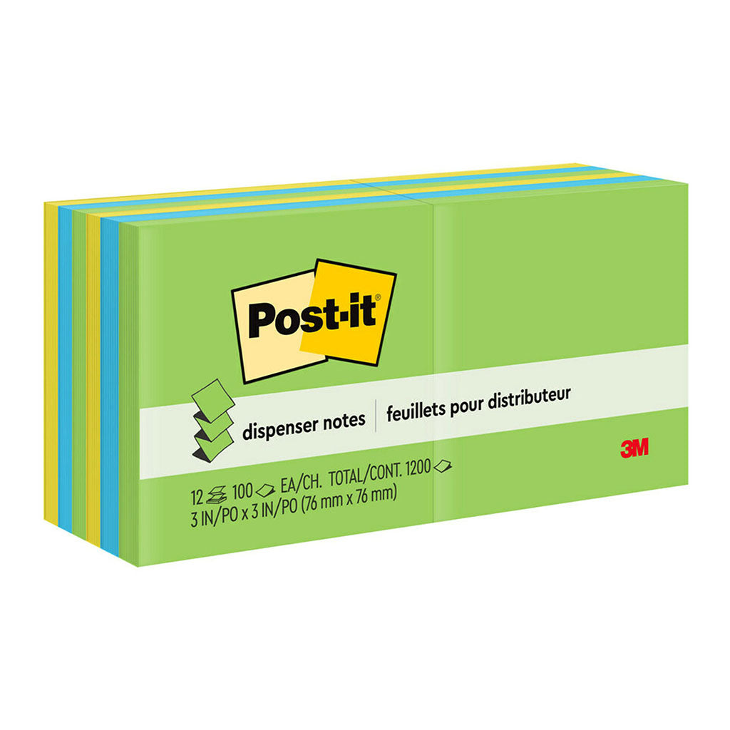 Post-it Pop Up Notes R330-AU 76x76mm Floral Fantasy (Jaipur), Pack of 12 - Cafe Supply