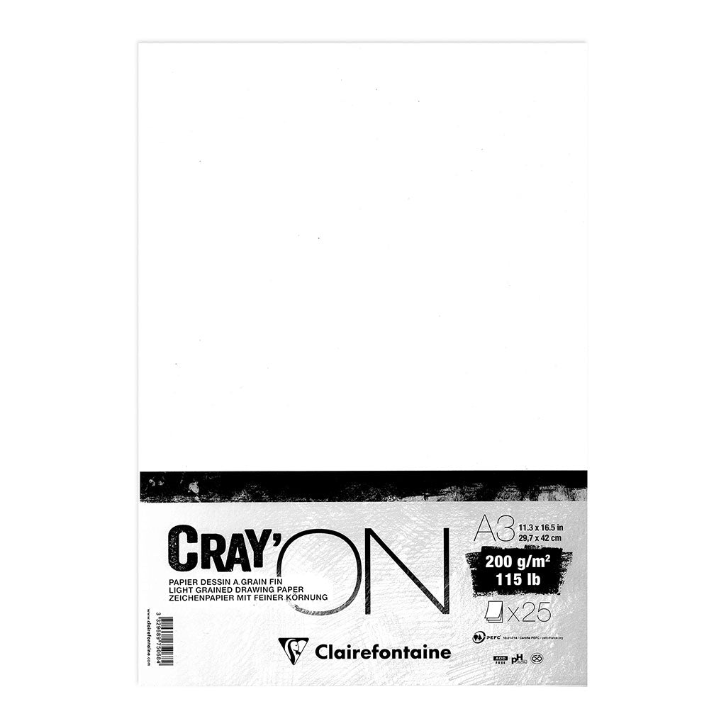 CrayON Paper A3 200g, Pack of 25 - Cafe Supply