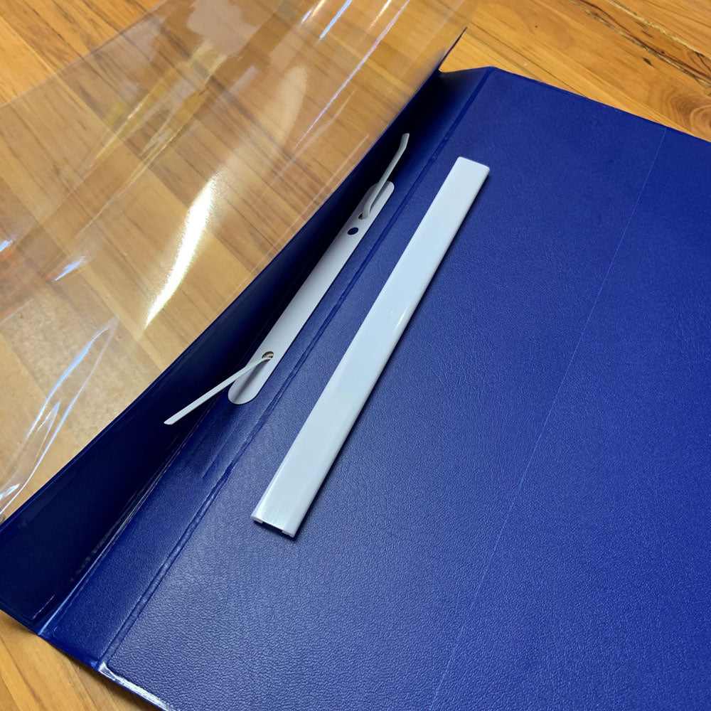 FM Cover Report A4 Black PVC - Cafe Supply