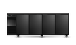 Skope BackBar 4 Solid Swing Door Fridge - Cafe Supply