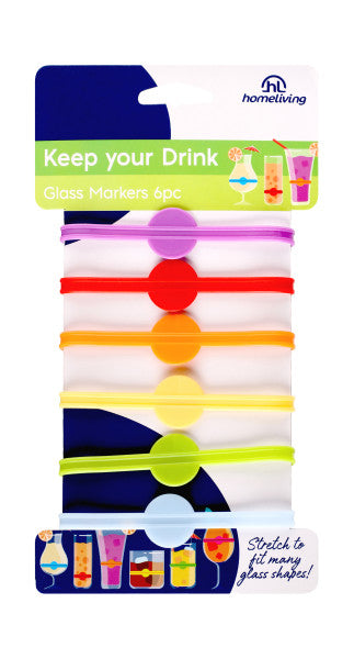 Homeliving Glass Markers - 6 Pack - Cafe Supply