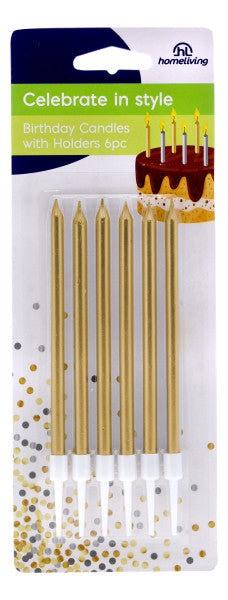 Homeliving Candles Silver & Gold - Cafe Supply