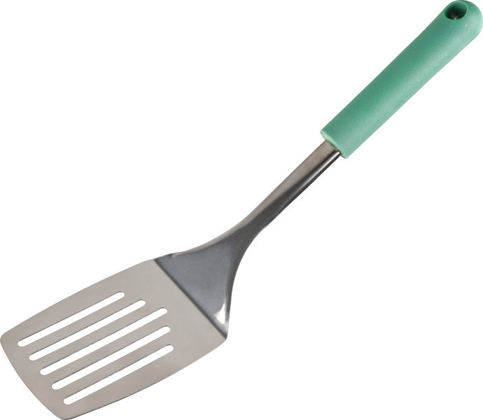 Wiltshire Eco Slotted Stainless Steel Turner - Green - Cafe Supply
