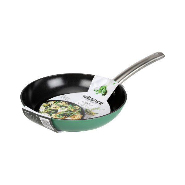 Wiltshire Easycook Ceramic Fusion Frypan 26cm - Pine - Cafe Supply