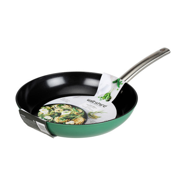 Wiltshire Easycook Ceramic Fusion Frypan 30cm - Pine - Cafe Supply