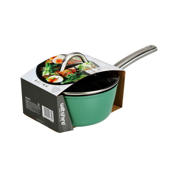 Wiltshire Easycook Ceramic Fusion Saucepan 20cm - Pine - Cafe Supply