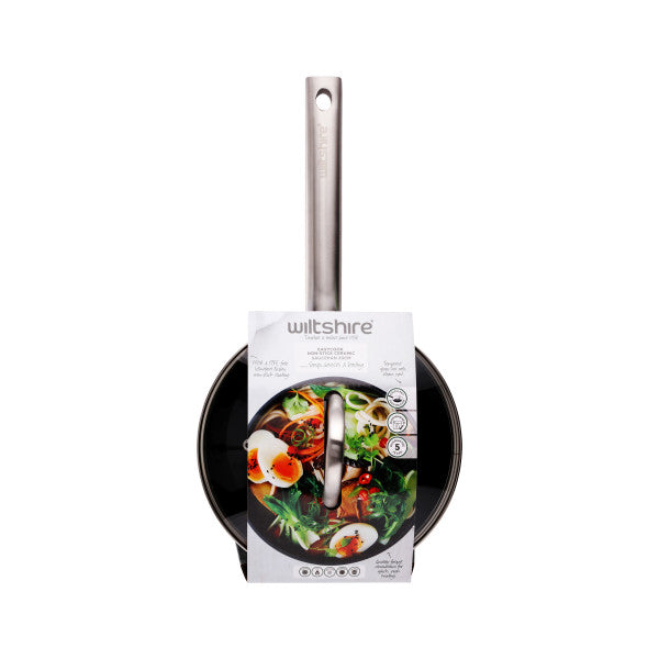 Wiltshire Easycook Ceramic Fusion Saucepan 20cm - Pine - Cafe Supply