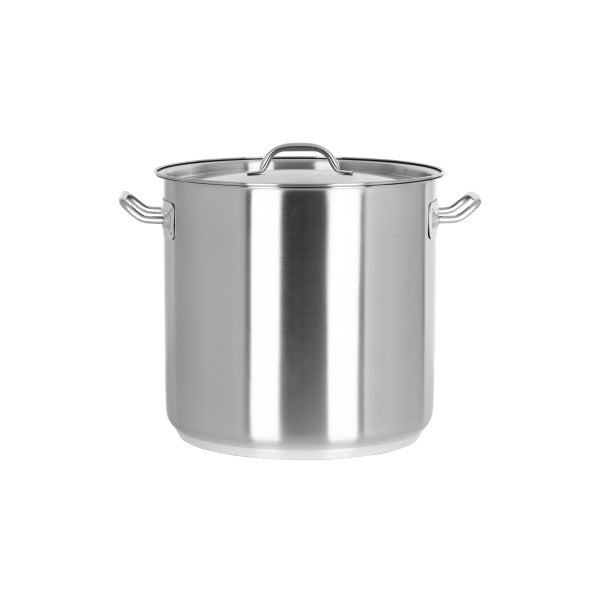 Chef Inox Elite Stockpot with Lid 280x270mm / 16.50Lt - Cafe Supply